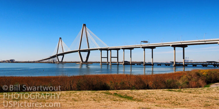 Arthur Ravenel Jr. Bridge Panorama Format 2