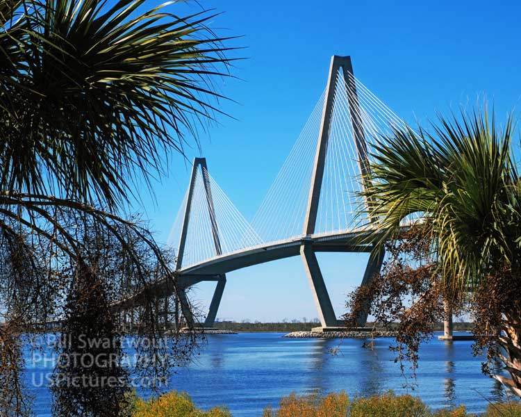 Arthur Ravenel Jr Bridge Wall Art Us Pictures Bill Swartwout