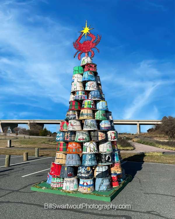 Crab Basket Christmas Tree in Grasonville MD