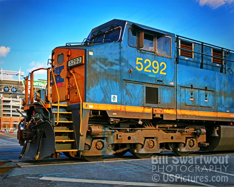 CSX Locomotive 5292 at Raven's Stadium