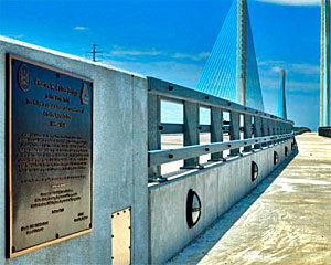 Indian River Bridge Dedication Plaque