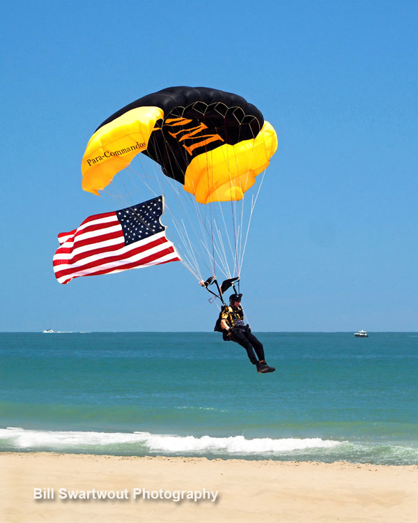 Patriotic Beach Landing in Ocean City