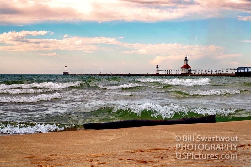 Historic Beacons on a Breakwater