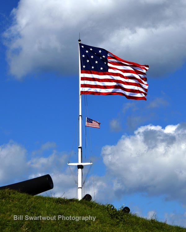 two flags over fort mchenry baltimore